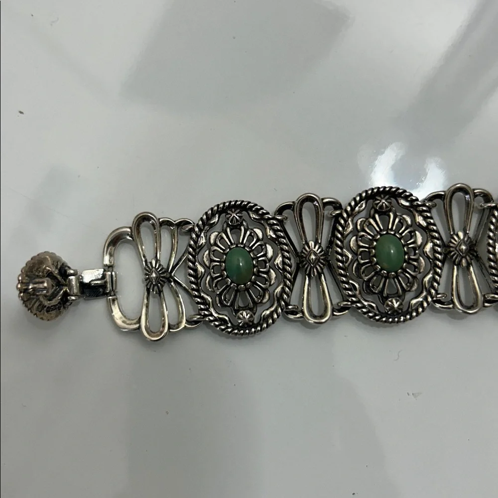 NWOT Vintage Design Carolyn Pollack Sterling Silver Utah Veriscite Bracelet